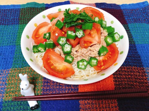 トマト満天☆夏の贅沢素麺(潰瘍性大腸炎◎)